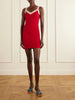 Logo-jacquard cotton-jersey mini dress