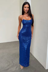 Alina Maxi Dress - Royal Blue