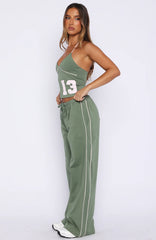 Can't Help The Feeling Track Pants Khaki