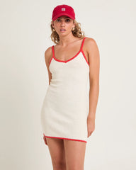 Tilly Contrast Crochet Mini Dress