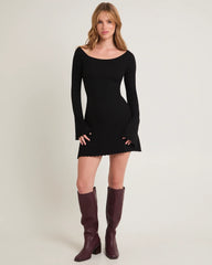 Remi Ribbed One Shoulder Mini Dress