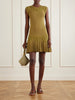 Noemie crochet-trimmed ribbed mini dress