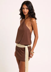 Keely Halter Mini Dress