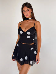 AYDIN MINI SKIRT - BLACK