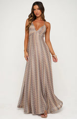 Groovy Gal Maxi Dress Dune Drift