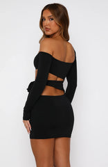 Meet Me In Manhattan Mini Dress Black