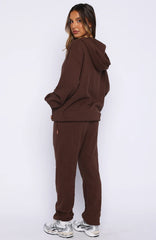 Moving Out Waffle Sweatpants Chocolate