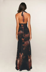 Cherish The Thought Maxi Dress Midnight Silk