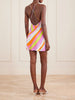 Printed stretch-jersey mini dress