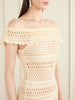 Zoa crocheted cotton-blend mini dress
