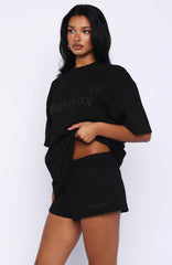 Vibe Too High Lounge Shorts Black