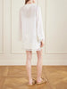 Indra embroidered ramie mini dress