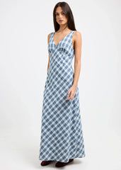 Kaia V Neck Midi Dress