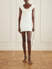 Marcelline fringed stretch-knit mini dress