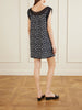 Danielle floral-print lace-trimmed cotton mini dress