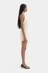 Pernille Wrap Halter Mini Dress