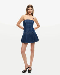 Honey Corset Denim Mini Dress