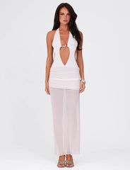 ESHA MAXI DRESS - WHITE