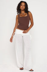 Make Me Live Pants White