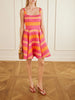 Mini Mona striped twill mini dress