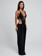 MAREN MAXI DRESS BLACK