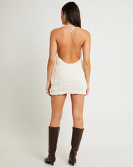 Alda Shirred Mini Dress
