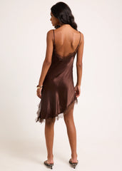 Layla Lace Asym Mini Dress