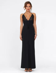 DEENA MAXI DRESS - BLACK