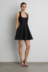 HALTER NECK MINI DRESS