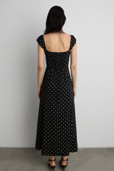 SWEETHEART NECKLINE CORSET MIDI DRESS