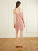 Embroidered crocheted cotton mini dress