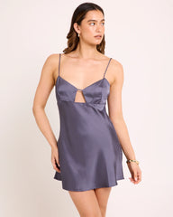 Nicole Silky Slip Mini Dress