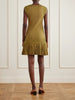 Noemie crochet-trimmed ribbed mini dress