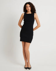 Luxe Knit Slim Fit Mini Dress