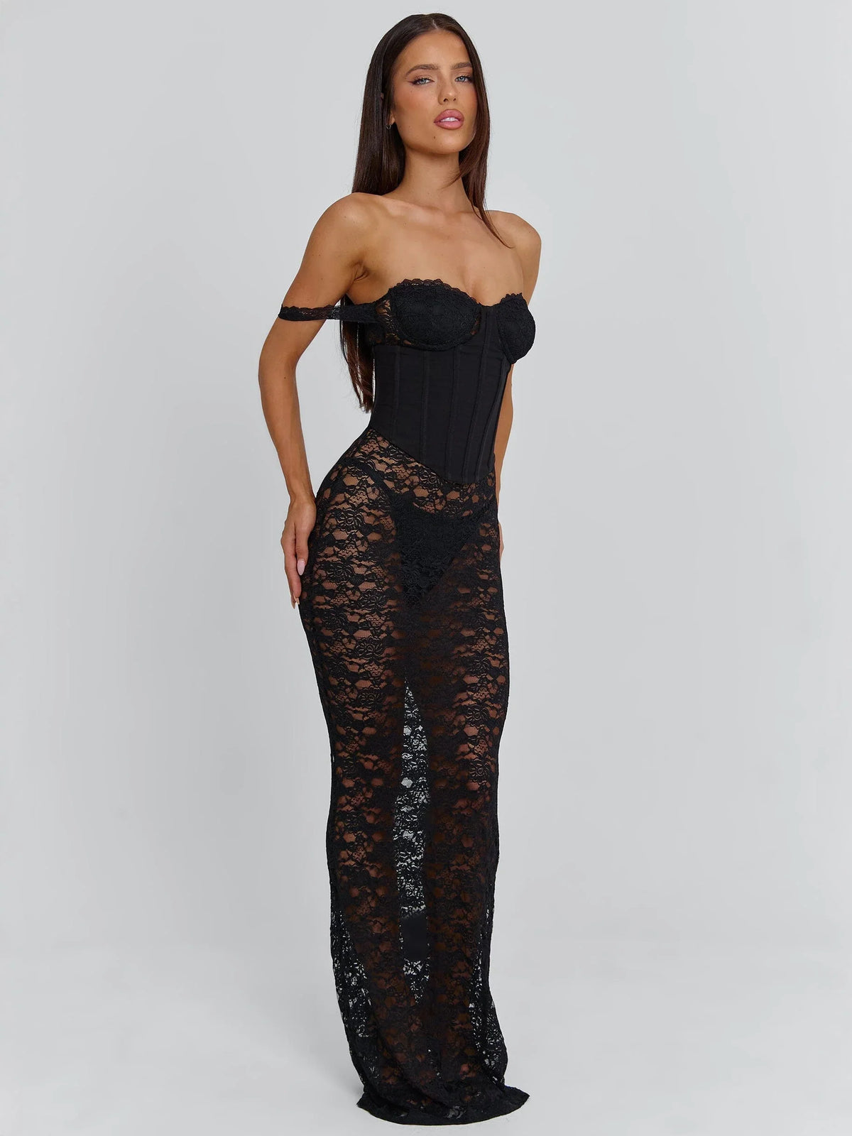 ZANA MAXI DRESS BLACK