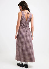 Kaia V Neck Midi Dress