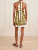 Mona floral-print hemp mini dress