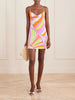 Printed stretch-jersey mini dress