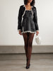 Margot embellished satin mini dress