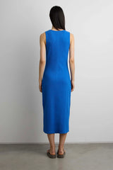 KNIT SLEEVELESS MIDI DRESS