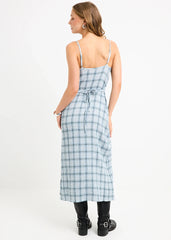 Rumi Seersucker Midi Dress