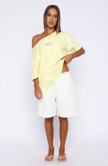 Verano Sixteen Alba Track Shorts White