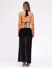 ESHA MAXI DRESS - BLACK