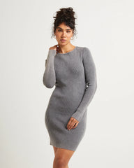 Acid Rave Rib Knit Mini Dress
