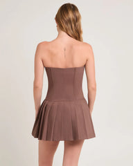 Addison Pleated Mini Dress