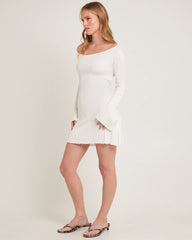 Remi Ribbed One Shoulder Mini Dress