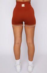 Sahara Seamless Bike Shorts Burnt Clay