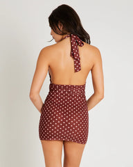 Delilah Polka Mini Dress