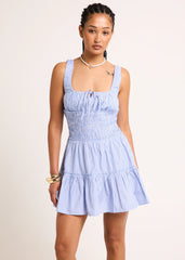 Isidora Shirred Mini Dress