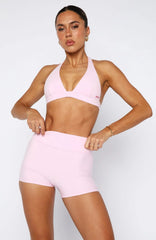 Stronger High Waisted Shorts 3" Marshmallow